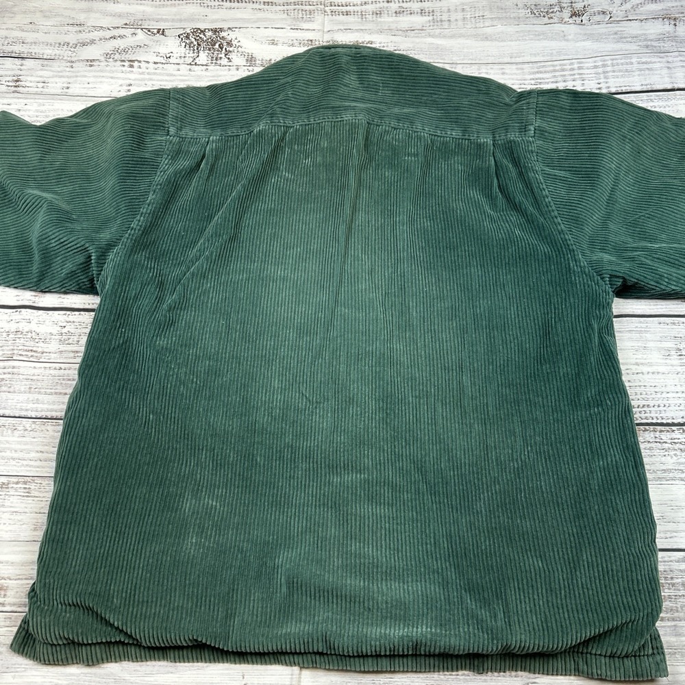 VTG Abercrombie & Fitch Co. Corduroy Long Sleeve Shirt Shacket Sz M Extra Rugged - Picture 9 of 9